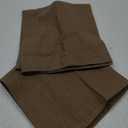 TangDepot Cotton Solid Throw Pillow Covers, 24"-24" , Light Coffee, 2 Count