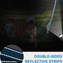 2 x Joytale Tangle-Free Slip Leads for Dogs, 6 FT Slip Leash with Padded Double Handle, Reflective Nylon Training Leash for Small Medium Dogs 15-40 Lbs, Sky Blue