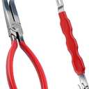Stacool 2PCS Automotive Electrical Terminal Connector Separator Removal Tool,Dual/Straight Heads Electrical Disconnect Pliers with Non-Slip Handles,Versatile Electricals Connector Removal Tool