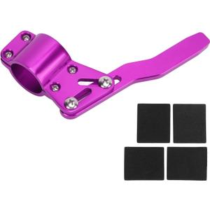 EVGATSAUTO Steering Wheel Rod Extension, 28mm Aluminum Alloy Turn Lever Position Up Kit Lever Position Up Kit(Purple)
