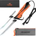 KastKing Speed Demon 110v Electric Fillet Knife, Precision Cut with High Torque Motor, ETL Certified Safety, Balanced Lightweight Handle, 2 Sets of Stainless-Steel Blades