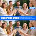 Mini Spy Camera Pen 1080P Full HD Video Recorder with 64GB Card, USB Charging, Security Surveillance Camera