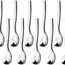 Yesdate Set of 12 Stainless Steel Gelato/Ice Cream Spoons, Yogurt Dessert Spoons 5.5-INCH