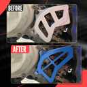 Canitu Front Sprocket Guard Cover,CNC Billet Aluminum Engine Sprocket Cover Engine Case Saver Guard Protector Crankcase Protection for Yamaha YZ125 1993-2004 (Blue)