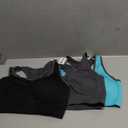 FITTIN Racerback Sports Bras for Women - Padded Seamless Support Bra for Yoga Gym Workout Fitness XL