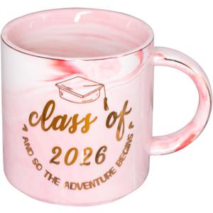 Graduation Gifts for Her Women Daughter Sister Bestie - Cute Class of 2026 Coffee Mug - Novelty Senior Night Birthday Christmas Gits for College Master Phd 2026