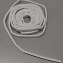 16.4 Ft Weather Stripping Seal Strip for Doors/Windows,Soundproofing Window Insulation Draft Stopper for Winter, Selfadhesive Foam Weather Strip for Door Frame,Door Gap Filler Noise Blocker(White)