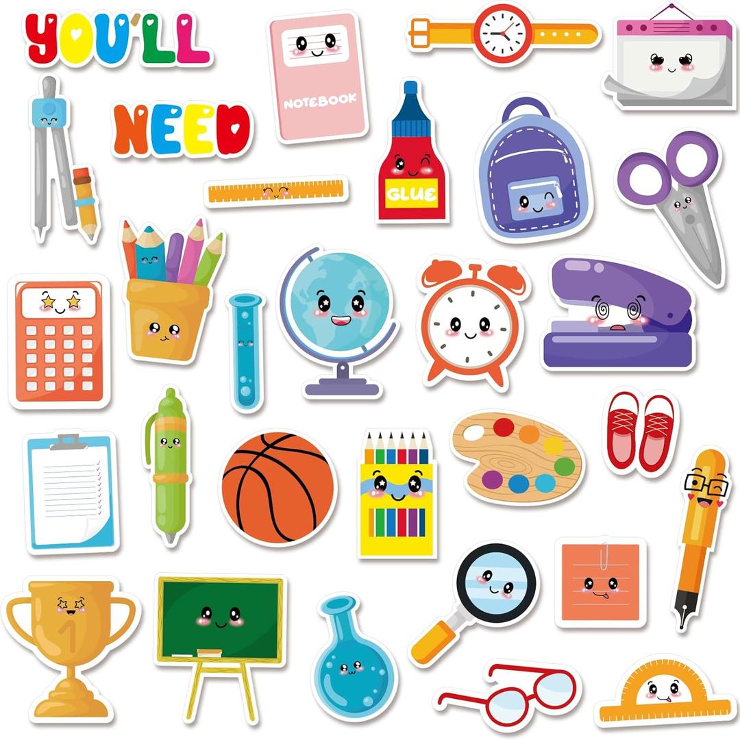You'll Need Management Magnets 30Pcs Back to School Teachers Magnets Elementary Whiteboard Decorations Classroom Supplies