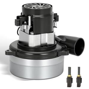 Anrain 116392-00 116392-01 Vacuum Motor, 120V 2-Stage Motor/Blowe，Replacement for AMETEK Lamb 116392-00, for Commercial Canister/car wash/Utility/Central Vacuum Systems