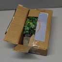 FAVOWREATH 4 Pack Fake Plants Ceramic Mini Artificial Greenery Potted Plants for Home Decor Office Decor Room Decor Farmhouse Decor Indoor Table Bathroom Decor (Grey)