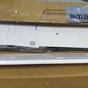 AMADA HOMEFURNISHING 35.4" L Floating Shelves, Wall Shelves Set of 3 for Bathroom/Living Room/Bedroom/Kitchen, White Floating Shelves for Wall Decor with Invisible Brackets - AMFS45W