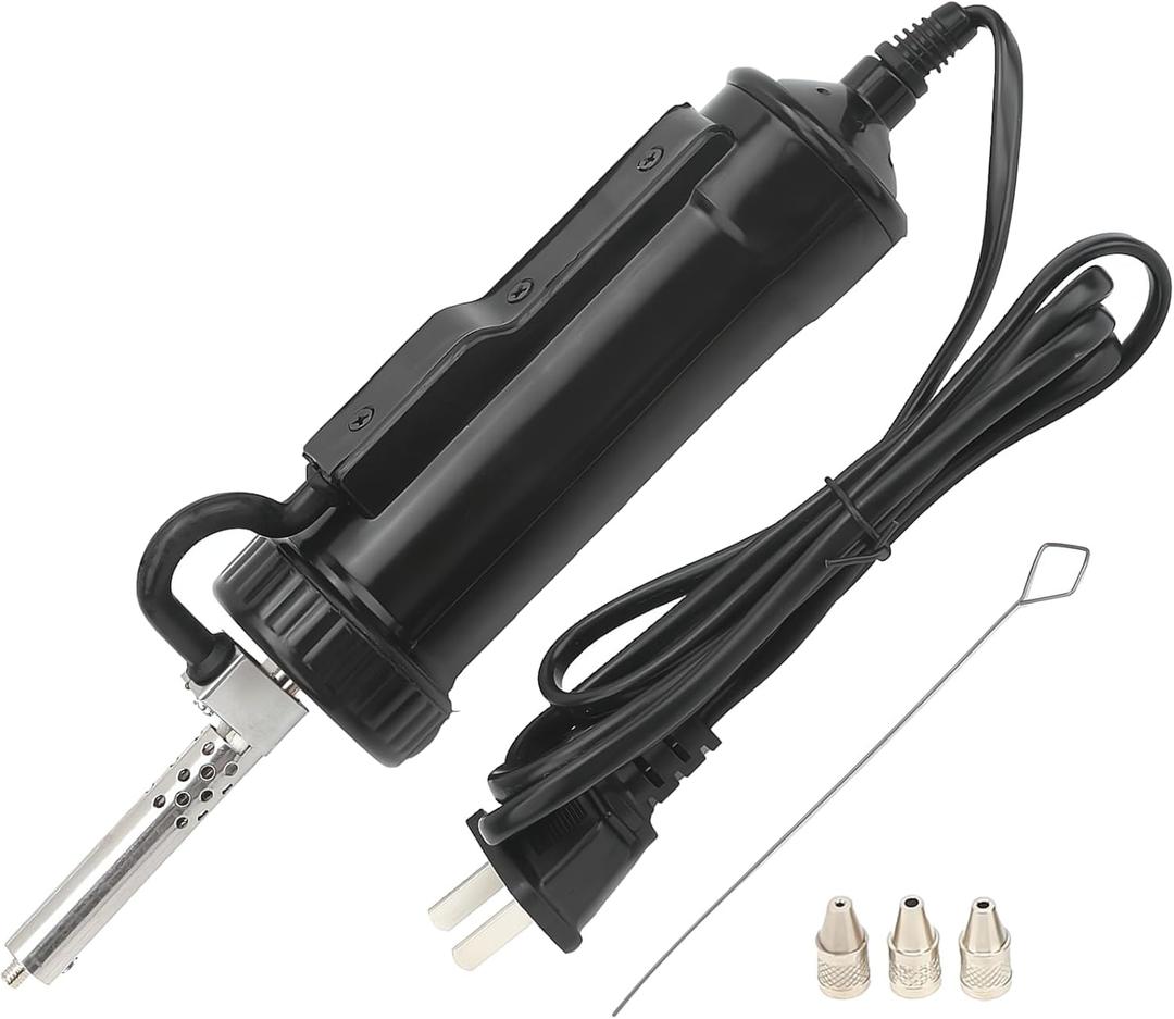 Electric Solder Sucker 30W Desoldering Pump Automatic Suction Device with Three Specifications Nozzles US Plug AC110V