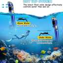 Greatever Dry Snorkel Set, Panoramic Wide View Anti-Fog Scuba Diving Mask, Professional Snorkeling Gear for Adults, Kids