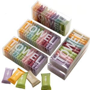 Compressed Towels Tablets 70PCS Disposable Face Travel Towel Portable Mini Disposable Washcloths for Outdoor Travel Camping Hiking Sport Hotel Beauty Salon