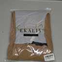 Ekaliy Women's Puff Long Sleeve Shirt Dress Elegant Button Down Loose Swing Party Maxi Dress