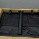 Wagons Carts Foldable, Collapsible Wagon, Foldable Wagon Cart with Wheels, Folding Wagons for Beach Camp Sports Garden, 2 Cup Holders/Lightweight Portable/Black/360 LBS