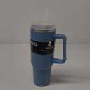 FF VESSEL SS TUMBLER W/HANDLE 40 OZ BLUE