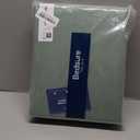 Bedsure 100% Washed Cotton Duvet Cover King Size - Iceberg Green Minimalist Bedding Set Linen Like - PureWoven Plain Simple & Soft Comforter Cover for All Seasons (Iceberg Green, King, 104"x90")