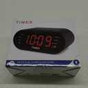 Timex T231G AM/FM Dual Alarm Clock Radio with 1.2-Inch Display and Line-in Jack (Gunmetal) (Black)