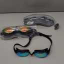 Aegend Swim Goggles, 2 Pack Swimming Goggles No Leaking Adult Men Women Youth (Aqua & Bright Rose)