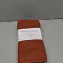 PurpleEssences Rust Set of 12 Cloth Dinner Napkins 100% Cotton 18x18 Inch - Soft Durable Washable - Ideal for Farmhouse Party Fall Thanksgiving - Perfect Everyday Use Table Linen - Rust