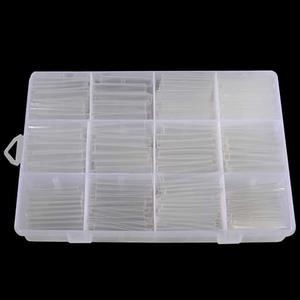 507pcs Clear Heat Shrink Tubing Kit, Heat Shrink Tubes Wire Wrap, Ratio 2:1 Electrical Cable Sleeve Assortment with Storage Case for Long Lasting Insulation Protection by MILAPEAK (8 Sizes, Clear)