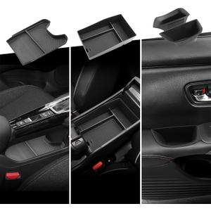 CDEFG 4PCS for Honda HR-V 2023-2025 2026 Accessories Center Console Organizer Tray HRV (LX, Sport, EX-L) 2023 2024 2025 Armrest Storage Middle Console Insert Door Handle Pocket
