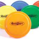 9" Plastic Flying Discs (Set of 6), Multi