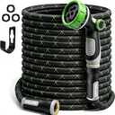 Garden Hose 75FT, Flexible Lightweight Non-Expandable Water Hose with 10 Function Nozzle, Leak-Proof, Burst-Resistant, High-Pressure for Yard, Outdoor