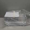 Delamu 2-Tier Multi-Purpose Bathroom Under Sink Organizers and Storage, Stackable Kitchen Pantry Organization, Pull Out Medicine Cabinet Organizer with Movable Dividers, White, 2 Pack