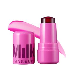 Milk Makeup Cooling Water Jelly Tint – LongLasting Sheer Lip + Cheek Stain with Firming Vegan Collagen + Hydrating Aloe – Transfer Proof, Buildable Lip Tint + Blush – Splash (Berry), 0.17 oz