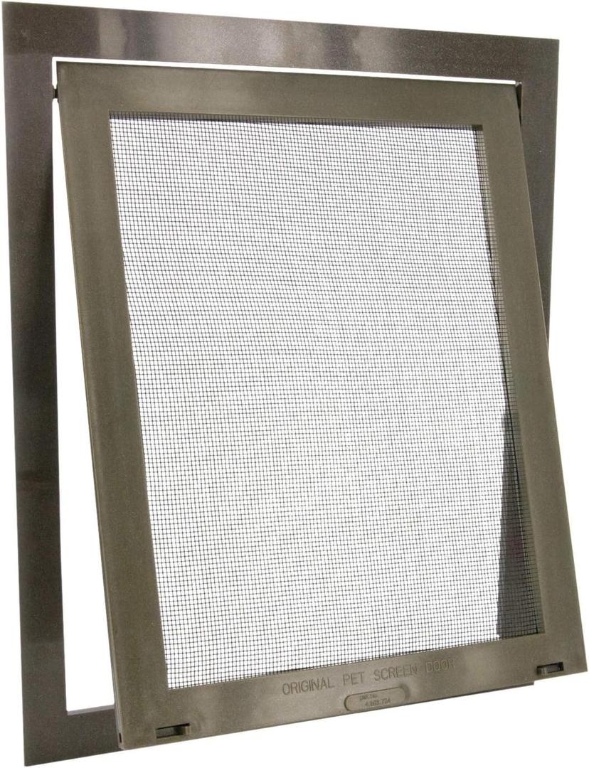PetSafe Pet Screen Door - Heavy Duty, Tear- & Puncture-Resistant Dog & Cat Mesh Flap for Extreme Climates - Storm Door Compatible - Small - for Dogs & Cats up to 30 lb (Small (Pack of 1))
