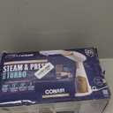 Conair Turbo Extreme Steam Hand Held Fabric Steamer, GS59X, 1875W, 15 min, 7.3 oz, White/Champagne