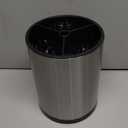 Extra Large Kitchen Utensil Holder, 360 Rotating Stainless Steel Cooking Utensil Holder for Countertop, 3 Compartment Flatware Organizer & Cooking Caddy with Removable BaseSilvery