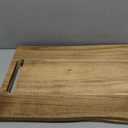 Acacia Large Charcuterie Board, Wood Charcuterie Boards with Handles Foldable Travel 33 x 12 Inch Cheese Boards Serving Board with Food Meat Party Appetizers (Large, Rectangular)