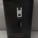 simplehuman 50 Liter / 13 Gallon Semi-Round Kitchen Step Trash Can with Secure Slide Lock, Black Plastic
