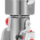 1500g Electric Grain Mill Grinder with High-pressure Cover, High Speed 4100W Commercial Grinders, Stainless Steel Powder Machine for Dry Grains, Coffee, Corn(1500g/3.3lbs - B)