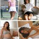 ALL OF SHE Boy Shorts Underwear for Women Full Coverage Boxer Briefs Soft Seamless Panties Lingerie Under Dress Booty Shorts