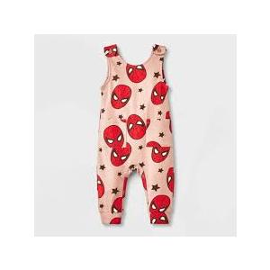 Baby Boys' Spiderman Marvel Romper, Size 0-3M - Brown 