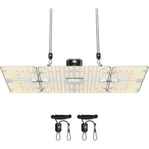 VIVOSUN LumaLight 200W LED Grow Light, Full Spectrum Plant Light, Smart Dimmable & High PPFD for Indoor Plants Seedling Vegetables Bloom, Fits 2×4/3×3 Grow Tents