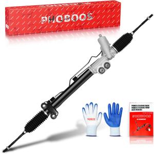PHOBOOS Hydraulic Power Steering Rack and Pinion Assembly Compatible with Infiniti FX35/FX45 2004-2008 3.5L/4.5L, New Unit, Leak Resistance, Direct Fit, Ref. 26-3031