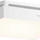 KOHLER Atmo Bathroom Exhaust Fan With Light, Ceiling Vent for Bathroom, 13-7/8" X 13-7/8"