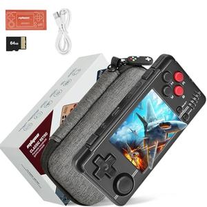 Miyoo A30 Retro Handheld Game Console,Portable Game Emulator with Storage Case,2.8" IPS Screen,Compatible with Many Types of Classic Games.(Black 64GB)