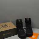XPETI Women's Thermator Mid High-Top Waterproof Outdoor Hiking Boot (8, Black)