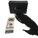 Hair Black Weaving Cap Wig and Eyelashes Kit