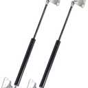 Home 38cm 360N/15inch 80lb Gas Struts Gas Shock Lift Supports Gas Spring Heavy Duty Suit for RV Bed Heavy TV Cabinet A Set of 2 with L Mounts, 2 Pack