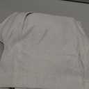 jinchan Linen Textured Room Darkening Curtain 108 Inches Long for Living Room Extra Long White Curtain Thermal Insulated Grommet Top Window Treatment for Bedroom Drape 1 Panel Stone White