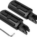 Motorcycle Front Rider Foot Pegs Compatible with Harley Softail Breakout Street Bob Sport Glide Low Rider FLSB FXST FXBB FXBBS FXLR FXLRS FXBR FXBRS RH1250S 2018-2025(Black)
