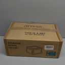 HOMIDEC Shoe Storage, 6 Pack Shoe Organizer Hard Plastic Shoe Box, Shoe Boxes Clear Plastic Stackable, Shoe Boxes with Lids for Size 13, Clear Smoke