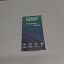 KAREEN 2-Pack Privacy Screen Protector For iPhone 15, iPhone 15 Pro 6.1-Inch Anti Spy Private Tempered Glass Film, 9H Hardness, Easy to Install, Bubble Free, Case Friendly (Black)